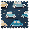 Roadtrip, Navy Blue - Roller Blind